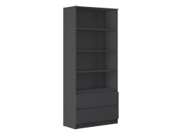 Стеллаж Мальм 3 ящика (804х1800х350) Графит