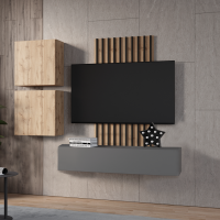 POINT ТИП-30 шкаф навесной Серый Графит(М38)