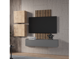 POINT ТИП-30 шкаф навесной Серый Графит(М38)