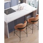 Стул полубарный Блейз букле терракотовый