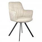 Комплект из 2-х стульев Grant латте шенилл на поворотном механизме