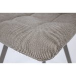 Стул CHILLI SQUARE 355А-04, ткань/ латте каркас М-City