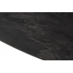 "Верона" журнальный столик из HPL 70х50, H40, каркас черный муар, цвет столешницы "серый гранит"