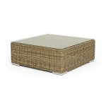 "Капри" журнальный столик плетеный, цвет соломенный