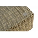 "Капри" журнальный столик плетеный, цвет соломенный