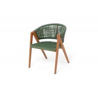 "Амстердам" плетеный стул из искусственного ротанга, цвет зеленый "Амстердам" плетеный стул из искусственного ротанга, цвет зеленый