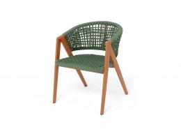 "Амстердам" плетеный стул из искусственного ротанга, цвет зеленый "Амстердам" плетеный стул из искусственного ротанга, цвет зеленый