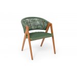 "Амстердам" плетеный стул из искусственного ротанга, цвет зеленый