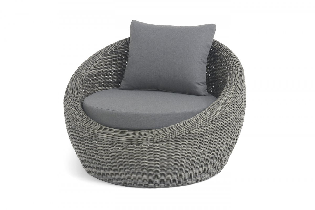 "Барселона" кресло из искусственного ротанга, цвет графит "Барселона" кресло из искусственного ротанга, цвет графит