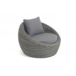 "Барселона" кресло из искусственного ротанга, цвет графит "Барселона" кресло из искусственного ротанга, цвет графит