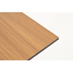 "Каффе" интерьерный стол из HPL квадратный 70х70см, цвет "дуб"