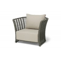 "Валенсия" кресло из искусственного ротанга, цвет серый