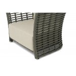 "Валенсия" кресло из искусственного ротанга, цвет серый