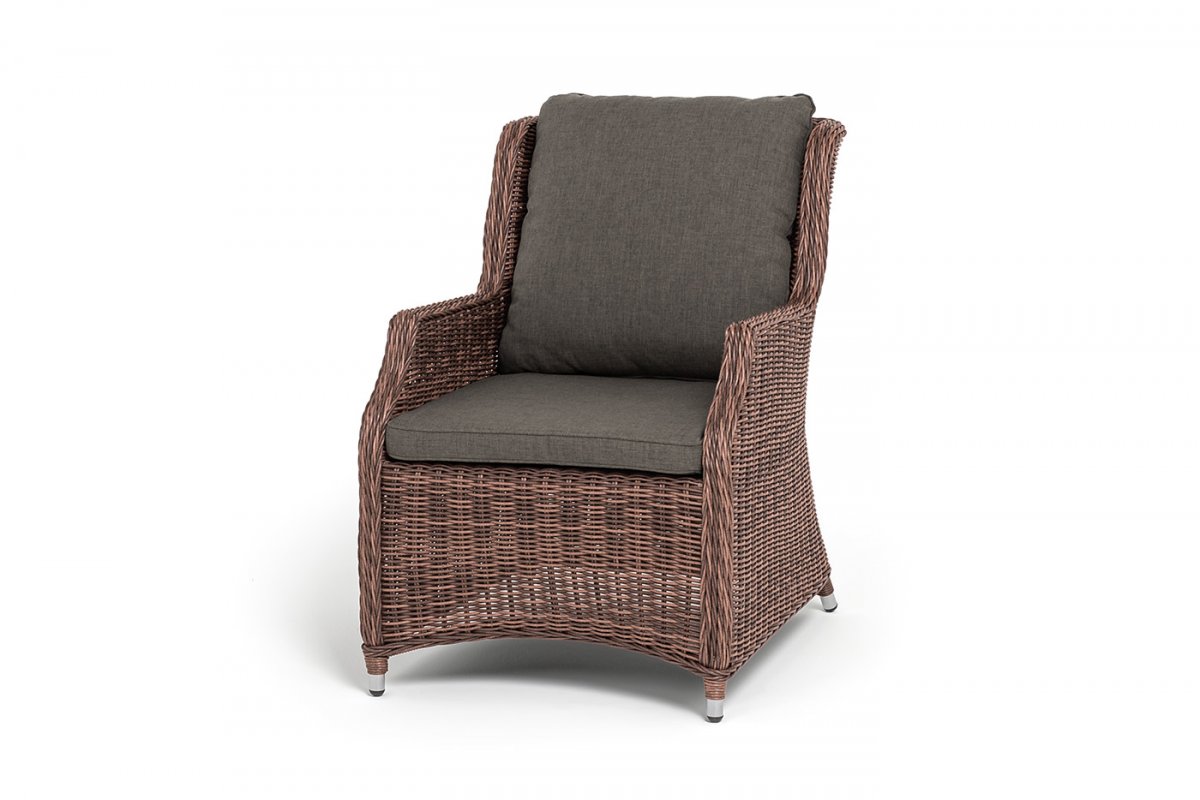 "Неаполь" плетеный стул из искусственного ротанга, цвет коричневый "Неаполь" плетеный стул из искусственного ротанга, цвет коричневый