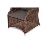 "Неаполь" плетеный стул из искусственного ротанга, цвет коричневый "Неаполь" плетеный стул из искусственного ротанга, цвет коричневый