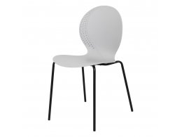 Стул Wave серый с черными ножками