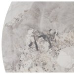 Стол БАТИСТ 115 с подстветкой PANDORA LIGHT, керамика / ДУБ АМЕРИКАНСКИЙ, ЧЕРНЫЙ каркас М-City