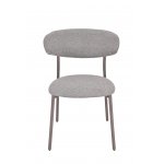 Стул обеденный Ayla серый серые ножки 2 шт.