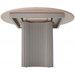 Стол АДАЖИО 115 КРУГЛЫЙ GILT WHITE, керамика / Латте каркас М-City Стол АДАЖИО 115 КРУГЛЫЙ GILT WHITE, керамика / Латте каркас М-City