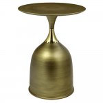 Кофейный столик Stupa 40x54см, латунь, металл
