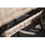 "Айриш" обеденная группа плетеная на 4 персоны, цвет бежевый