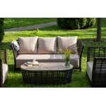 "Валенсия" лаунж-зона из искусственного ротанга, цвет бронзовый