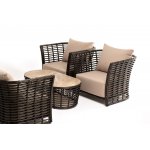 "Валенсия" лаунж-зона из искусственного ротанга, цвет бронзовый