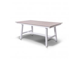 "Сан Ремо" стол обеденный из ДПК, каркас алюминиевый "Сан Ремо" стол обеденный из ДПК, каркас алюминиевый