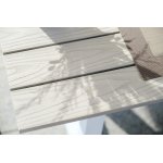 "Сан Ремо" стол обеденный из ДПК, каркас алюминиевый