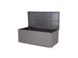 "Порту" сундук водонепроницаемый из искусственного ротанга, цвет графит "Порту" сундук водонепроницаемый из искусственного ротанга, цвет графит