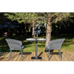 "Каффе" обеденная группа на 2 персоны, цвет "серый гранит"