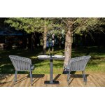 "Каффе" обеденная группа на 2 персоны, цвет "серый гранит"