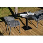 "Каффе" обеденная группа на 2 персоны, цвет "серый гранит"