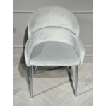 Стул обеденный Берклей D-1202D, серый/хром