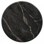 Кофейный столик Secret диам.40см x 54см, чёрный мрамор, металл, керамика