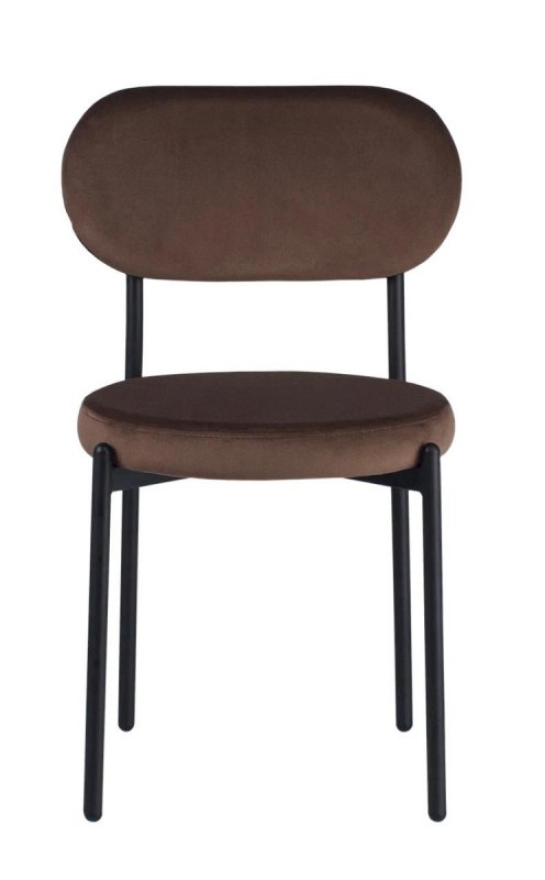 Стул ПАКО H-06 Бежевый, велюр / черный каркас М-City