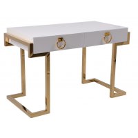 Стол-консоль Атлас МС9002-120W, 120х60х78 см, белый глянцевый