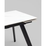 Стол Нэд 120-180/80/76 см столешница керамика Snow Mountain Stone