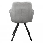 Комплект из 2-х стульев Grant серый шенилл на поворотном механизме