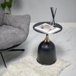 Кофейный столик Stupa 40x54см, чёрный, металл