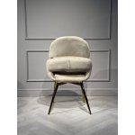 Стул обеденный Виола BS1377-BG-2, 50х58х92 см, бежевый/золото