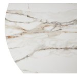 Стол АДАЖИО 115 КРУГЛЫЙ GILT WHITE, керамика / Латте каркас М-City Стол АДАЖИО 115 КРУГЛЫЙ GILT WHITE, керамика / Латте каркас М-City