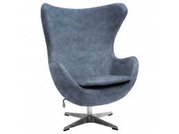 Кресло EGG STYLE CHAIR тёмно-серый, искусственная замша