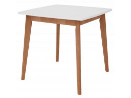 Стол Marcel 80x80х76см, Белый, орех миланский