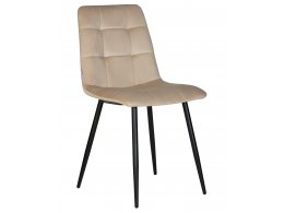 Стул обеденный DOBRIN CHILLY, Бежевый Holland 07, основание черный