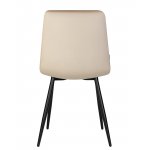 Стул обеденный DOBRIN CHILLY, Бежевый Holland 07, основание черный