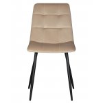 Стул обеденный DOBRIN CHILLY, Бежевый Holland 07, основание черный