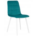 Набор 4 шт Стул обеденный DOBRIN CHILLY, Морской волны Holland 56, основание белое