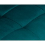 Набор 4 шт Стул обеденный DOBRIN CHILLY, Морской волны Holland 56, основание белое