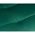 Набор 4 шт Стул обеденный DOBRIN CHILLY, Темно-зеленый Holland 30, основание белое